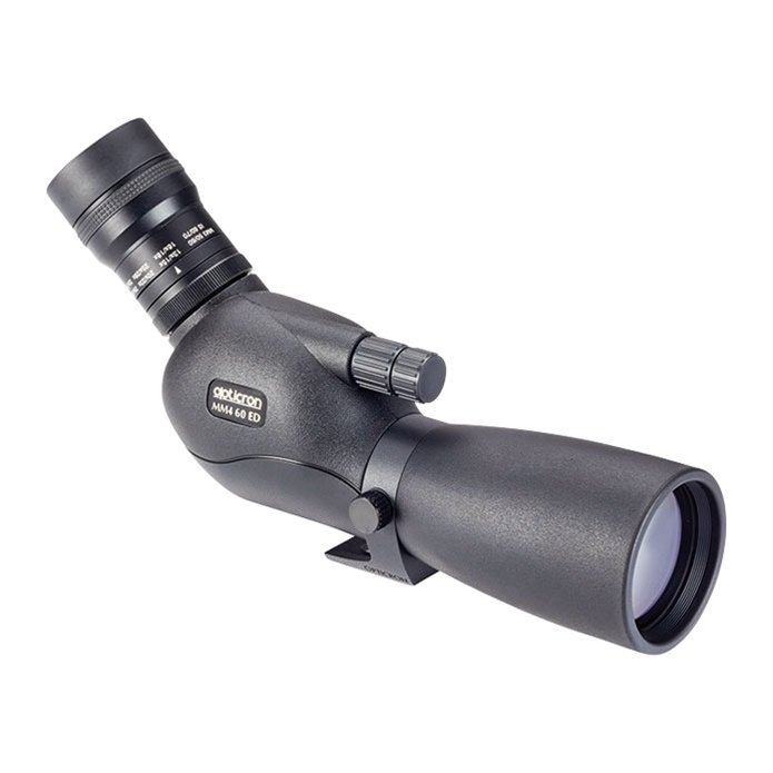 opticron kit oryx compuesto por el telescopio mm4 60 ed/45 acodado + ocular hr3 zoom 16-48x + funda impermeable
