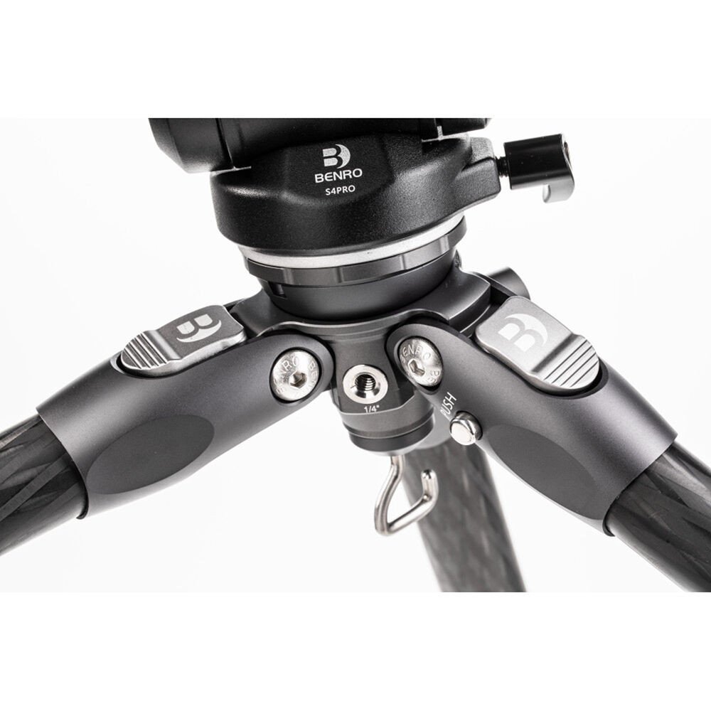 benro kit trpode de fibra de carbono tortoise 34clv y rtula s4pro