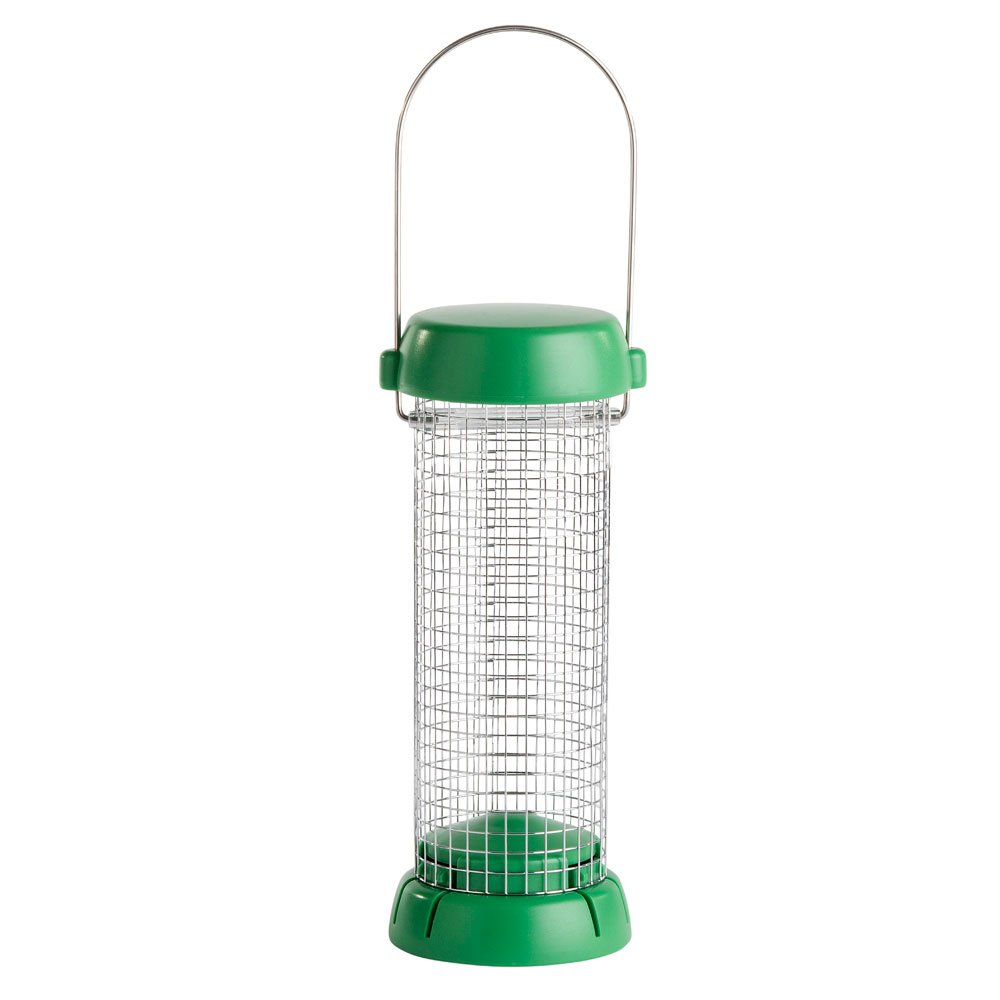 bl2-p1g "bird lovers" comedero tubular para aves silvestres pequeo para cacahuetes