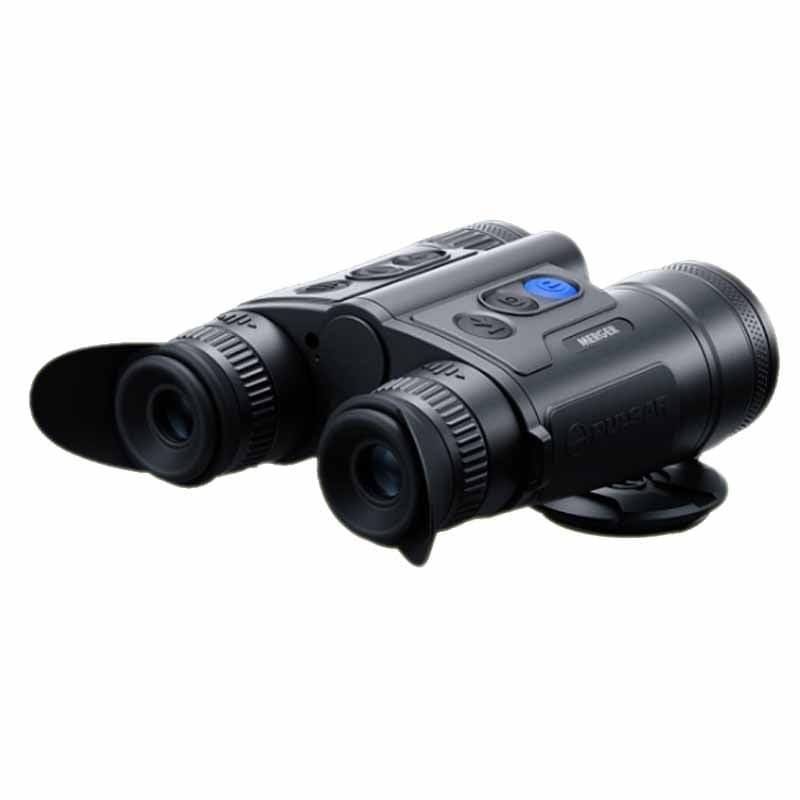 visor trmico binocular 2x pulsar merger lrf xp35 con telmetro lser, wi-fi y registro de imgenes