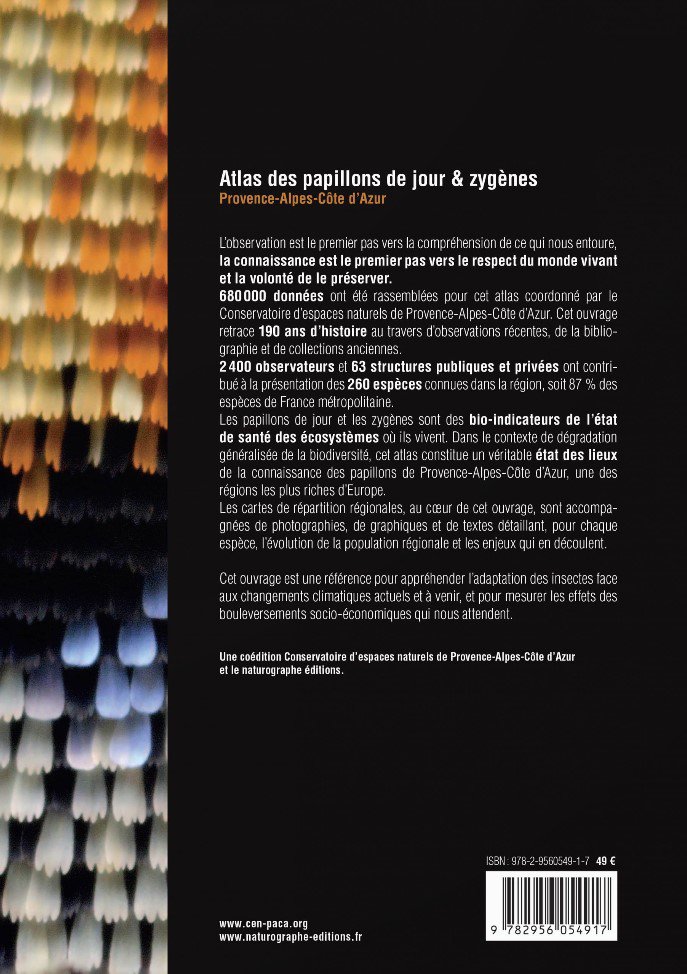 atlas des papillons de jour & zygnes - provence-alpes cte d'azur