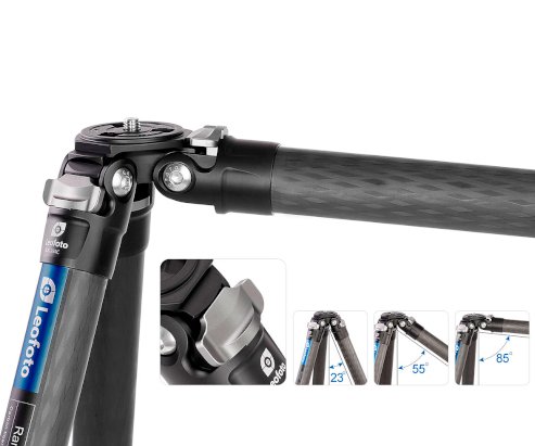 leofoto trpode ranger ls-284c de fibra de carbono