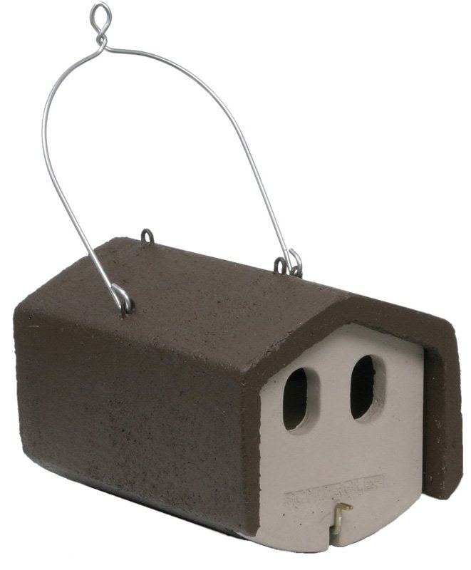 1n caja nido para gorrin molinero o colirrojo