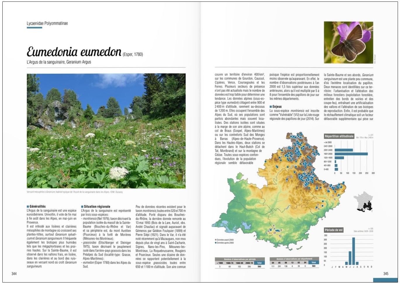 atlas des papillons de jour & zygnes - provence-alpes cte d'azur