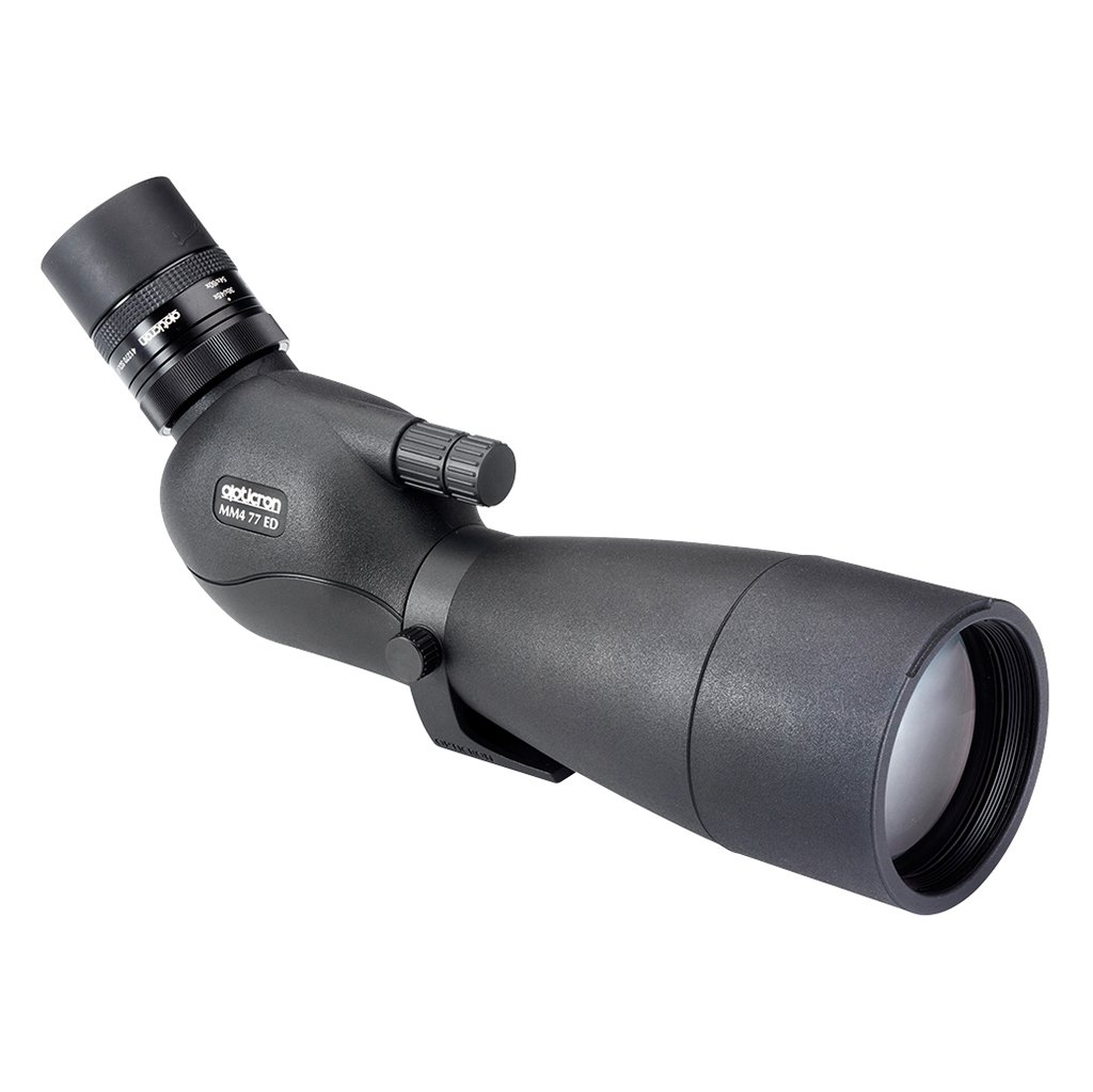 opticron kit oryx mm4 77 ga vhd/45 acodado + ocular sdl v4 zoom 18-54x + funda impermeable
