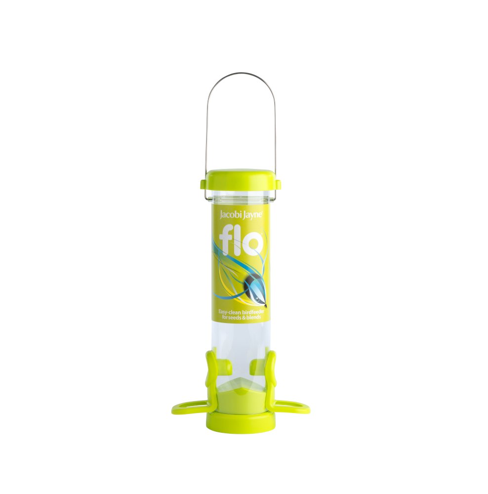 flo-s1g comedero tubular de plstico 2 accesos color lime