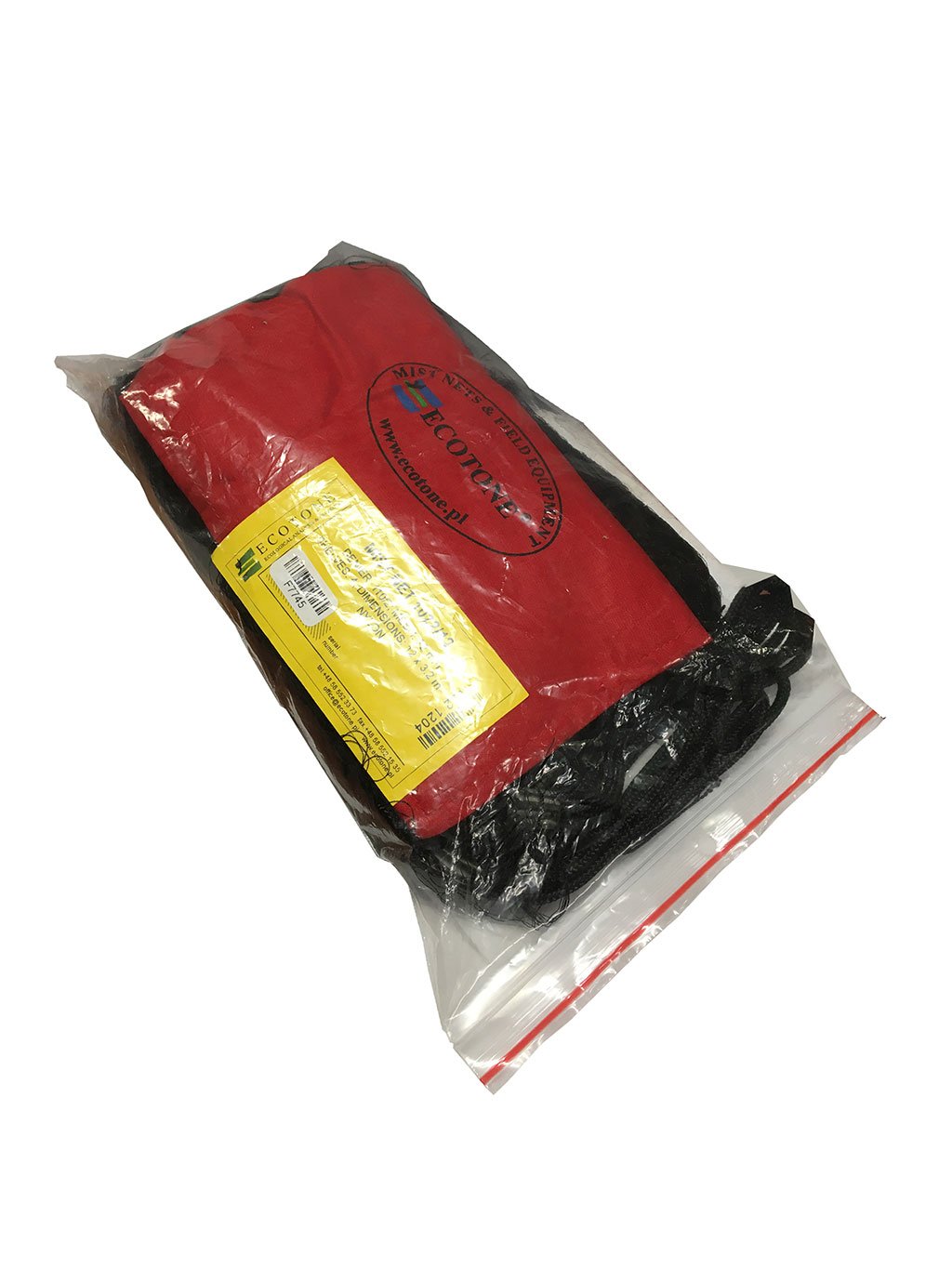 ecotone 1016/12 red japonesa para anillamiento de paseriformes de 4 bolsas y 12 m, malla 16 mm, hilo 110/2 dn