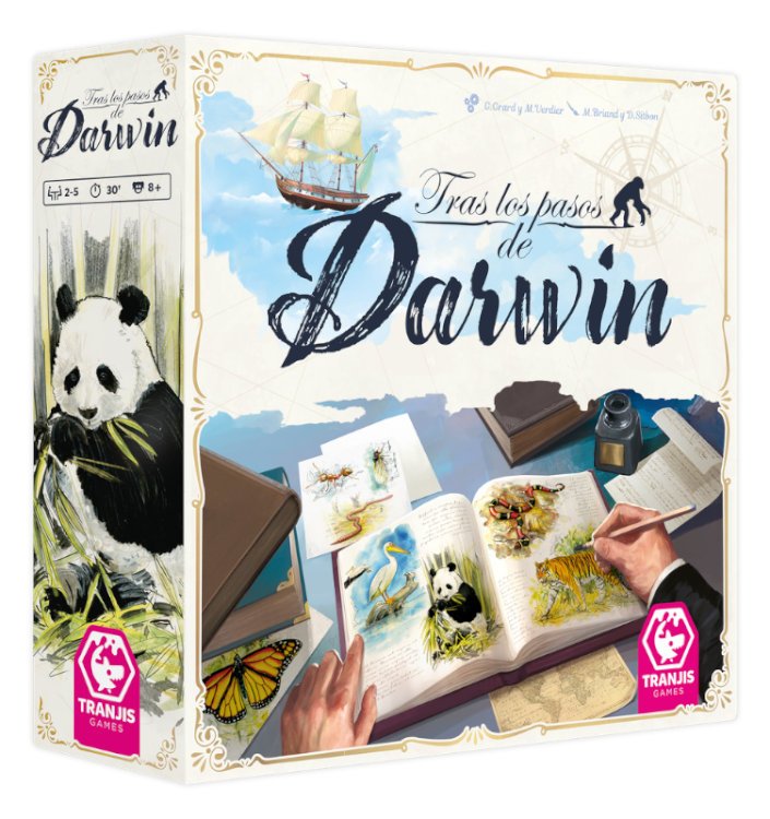 juego de mesa tras los pasos de darwin