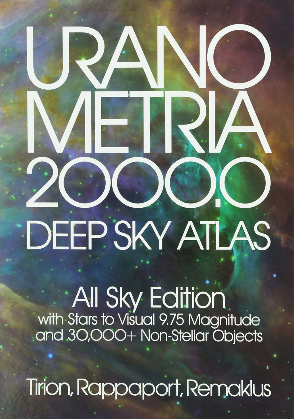 uranometria 2000.0 - all sky atlas. all sky edition