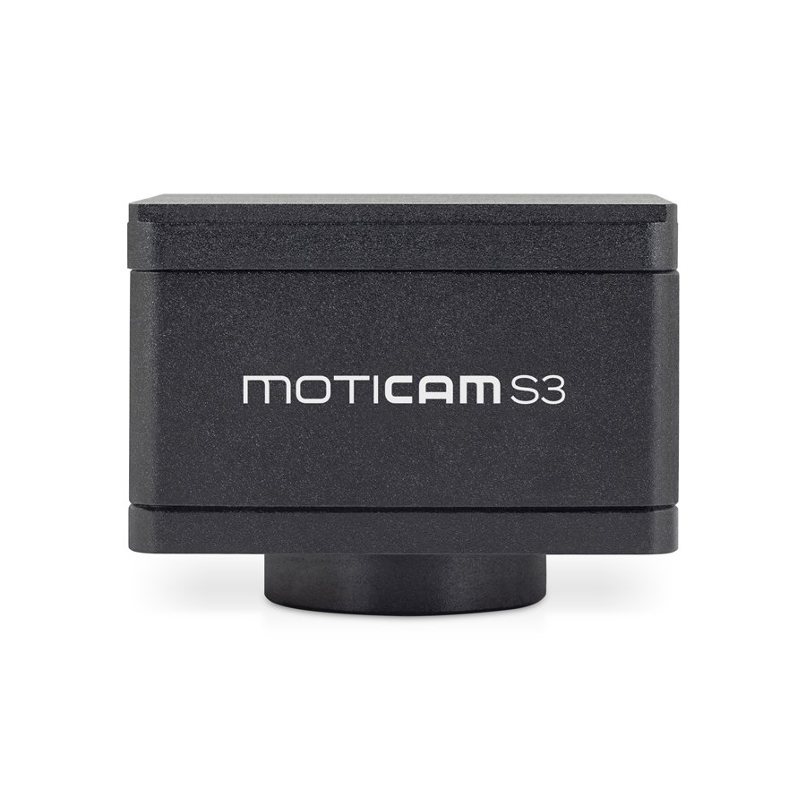 cmara digital tipo ccd moticam s3 para microscopios biolgicos y lupas con adaptador de montura c