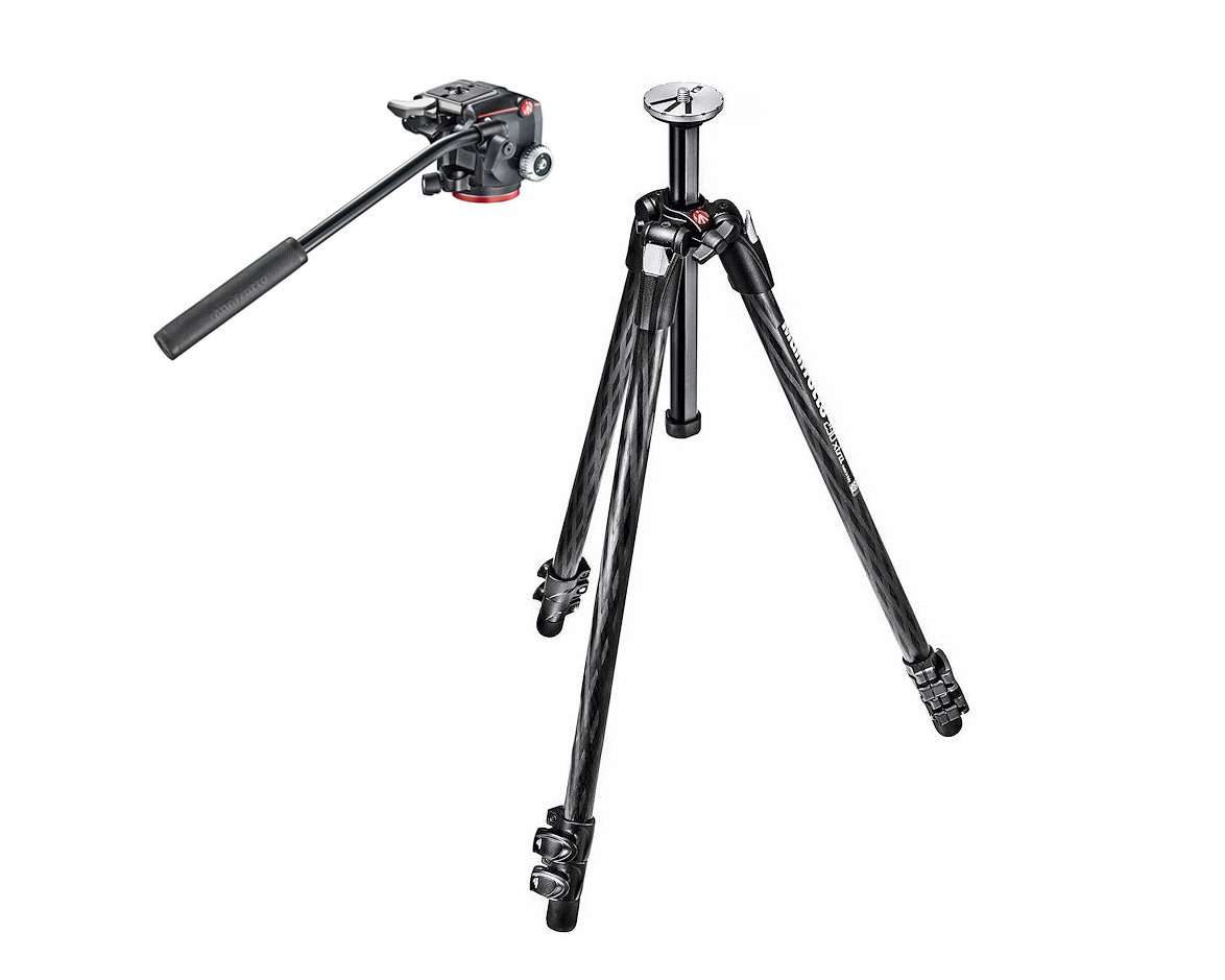 manfrotto kit oryx compuesto por trpode de carbono mt290xtc3 y rtula mhxpro-2w