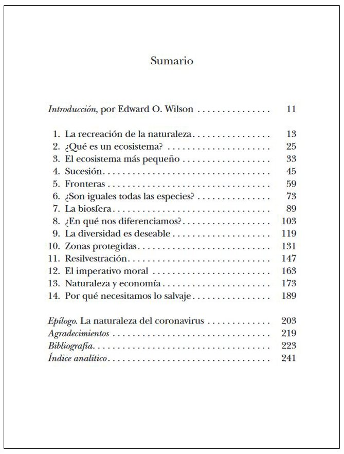 la naturaleza de la naturaleza. por qu la necesitamos