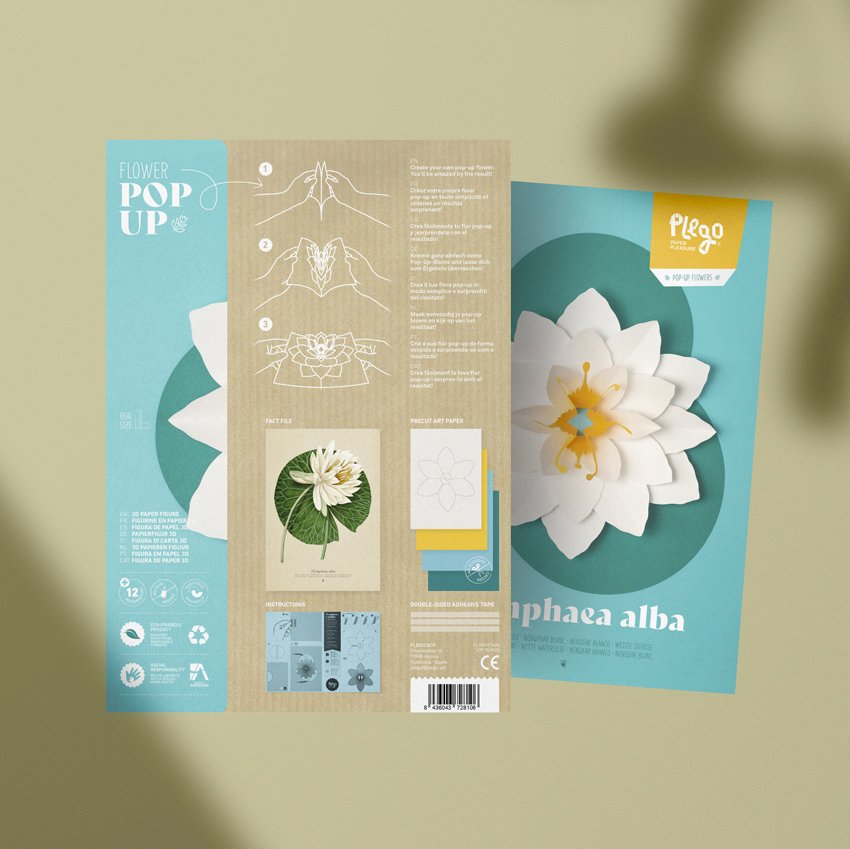 plego pop up nymphaea alba (nenfar))
