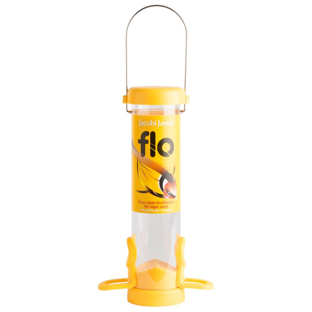flo-n1y 'flo' comedero tubular para aves silvestres pequeo para semillas de negrillo de desmontaje fcil