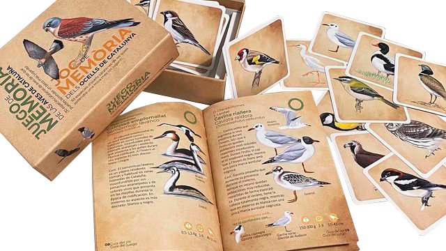 joc de memria dels ocells de catalunya/juego de memoria de las aves de catalua