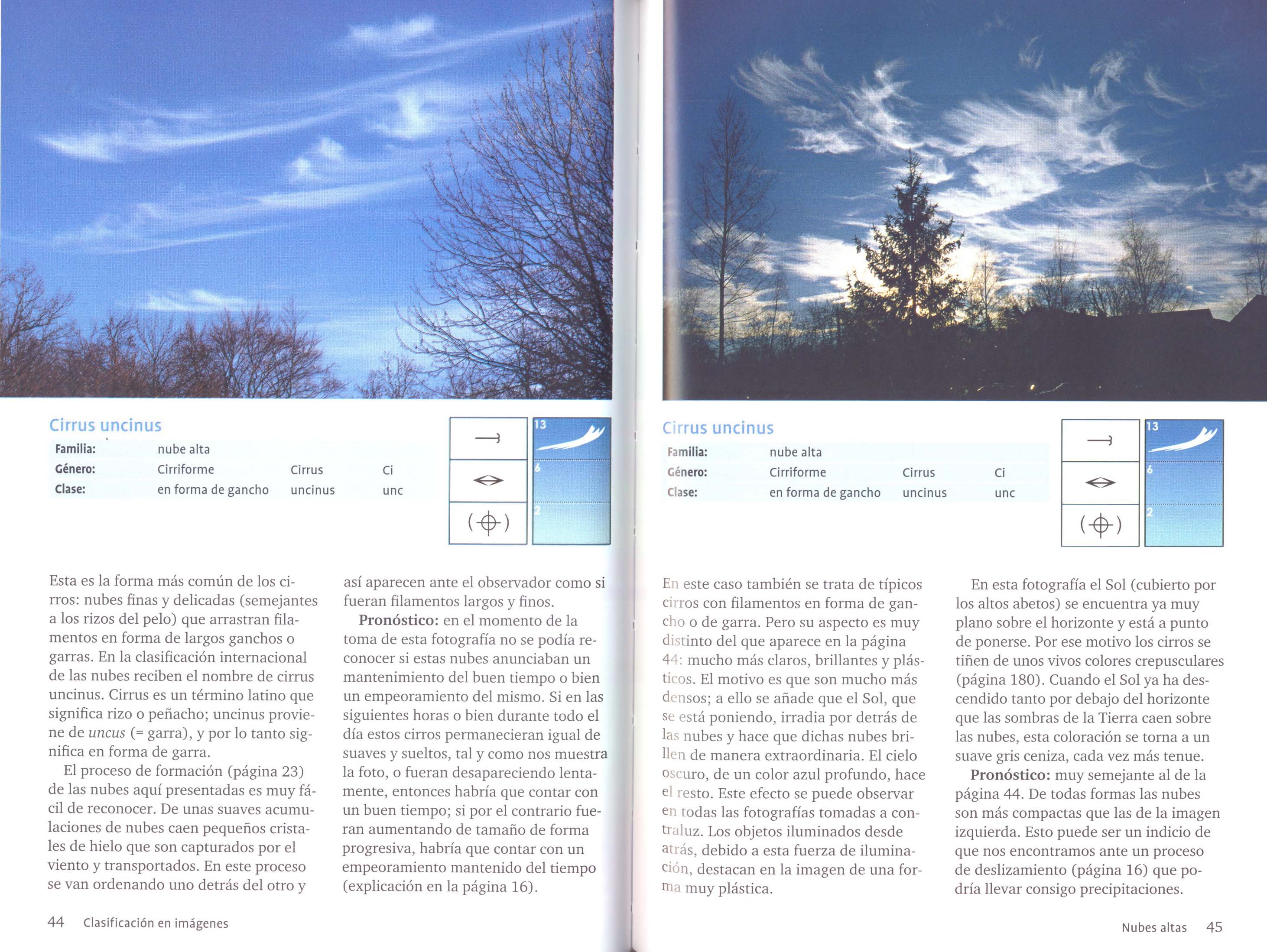 nubes y otros fenmenos en el cielo. guas de la naturaleza