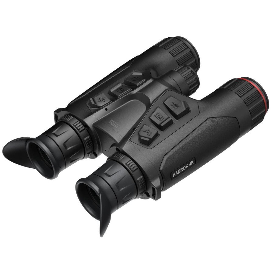 hikmicro habrok 4k hq35l visor trmico y nocturno binocular con iluminacin infrarroja 850 nm y 940 nm, gps, wi-fi, telmetro lser y registro de imgenes