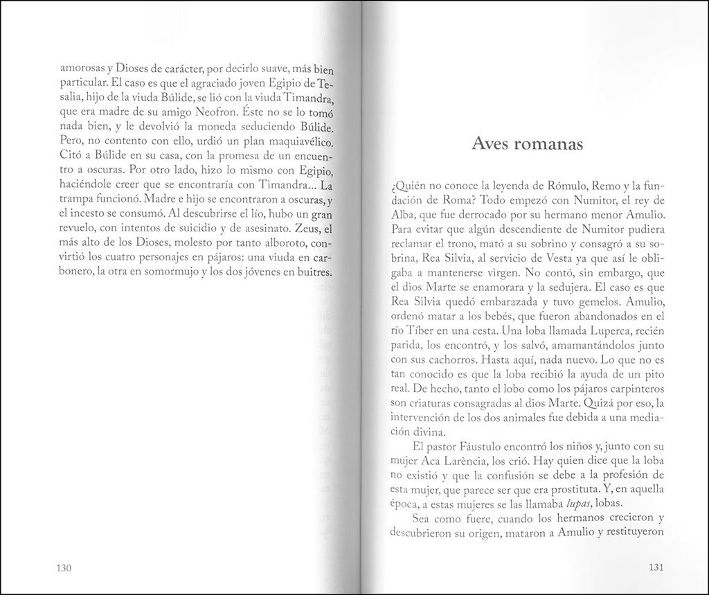 aves y humanos, o viceversa