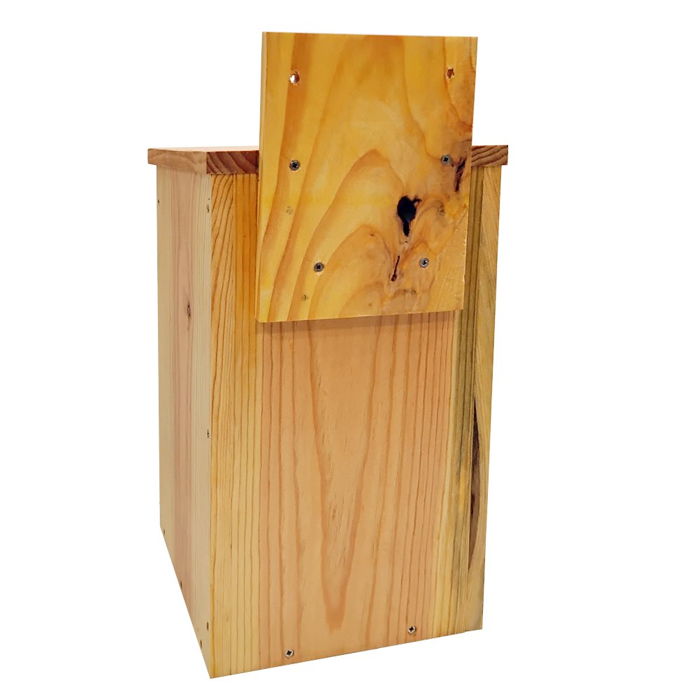 caja nido para carraca en madera tratada
