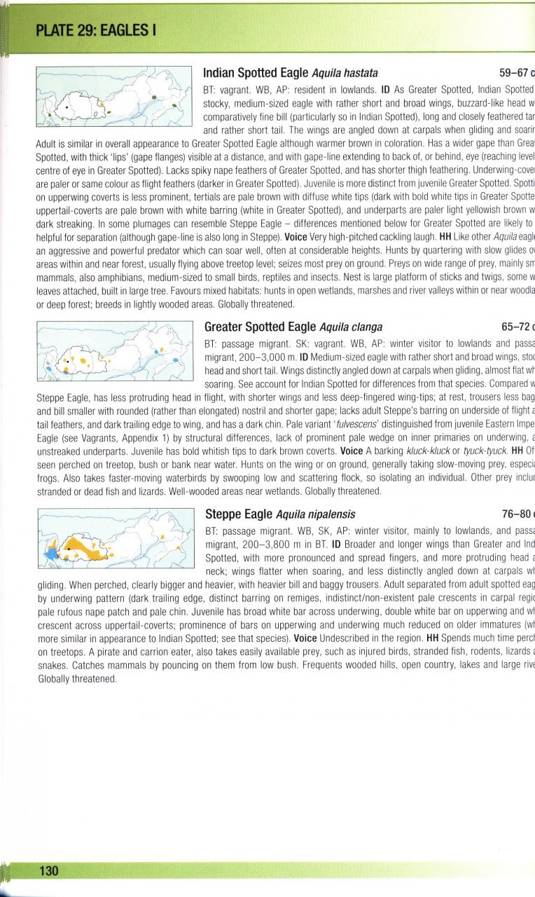 helm field guides. birds of bhutan and the eastern himalayas