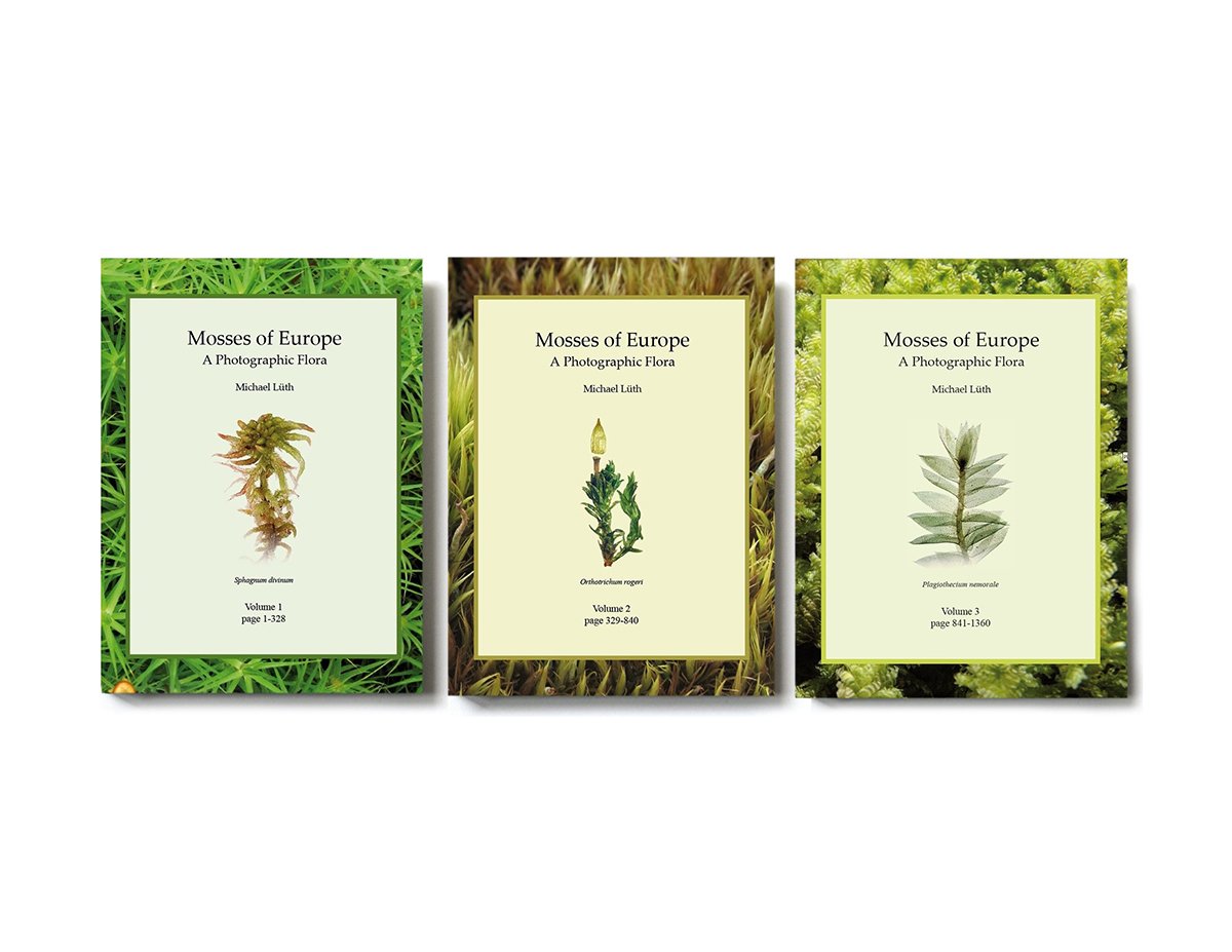 mosses of europe: a photographic flora 3 volume set