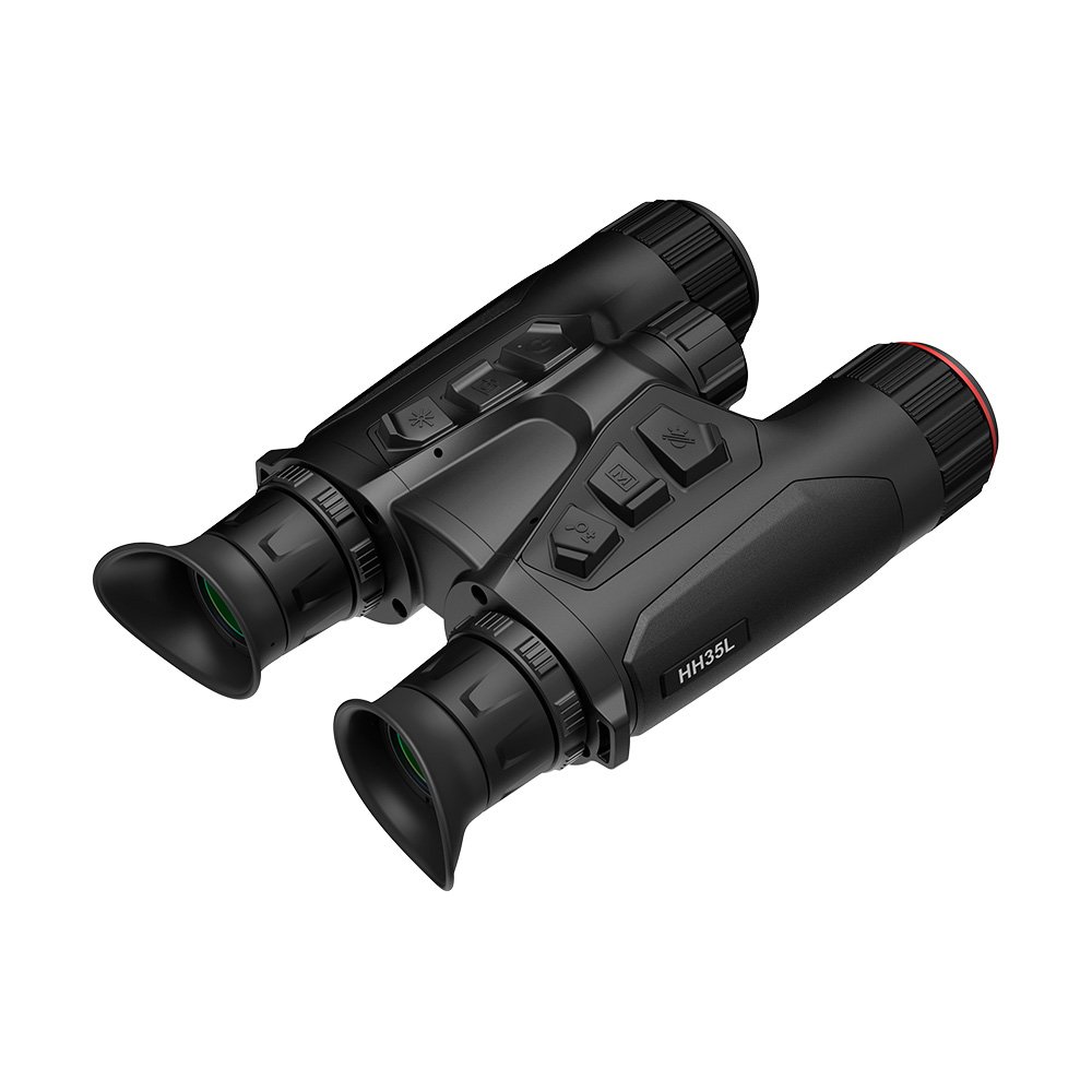 hikmicro habrok hh35l visor trmico y nocturno binocular con iluminacin infrarroja 850 nm, gps, wi-fi, telmetro lser y registro de imgenes