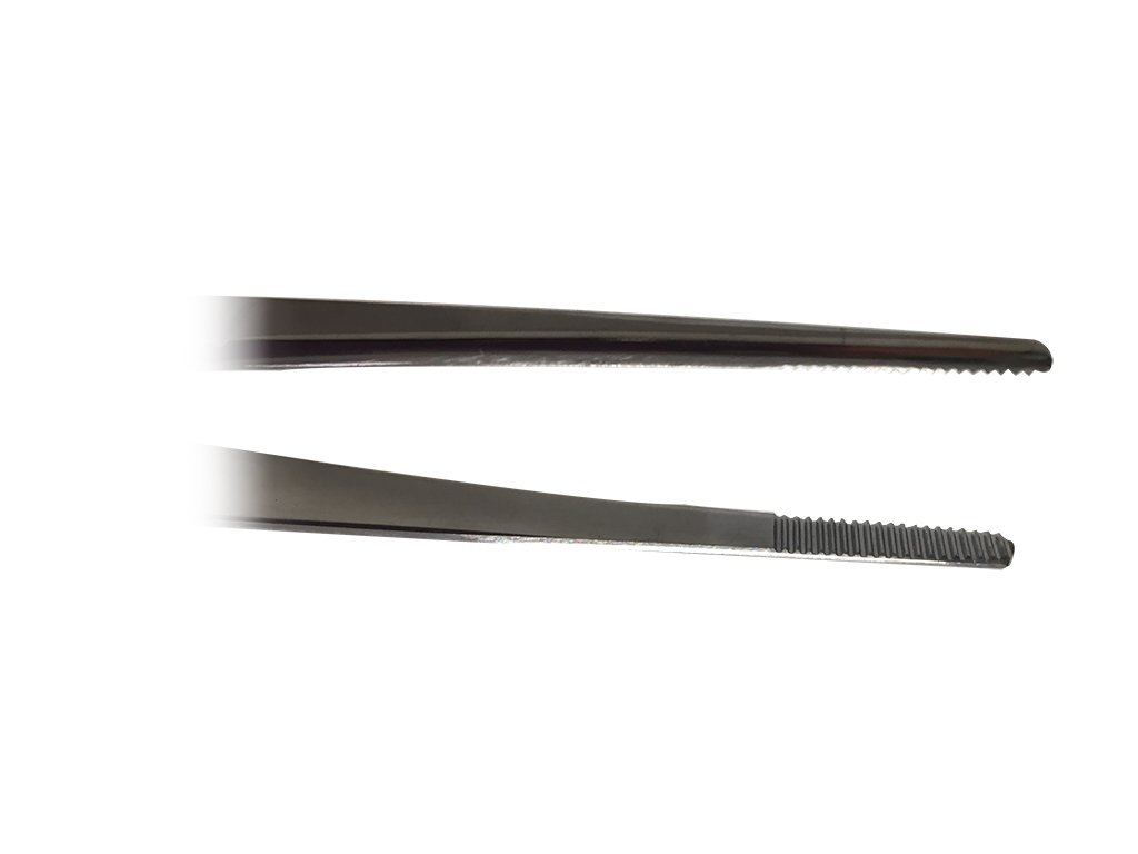 pinzas de diseccin recta punta fina 14 cm