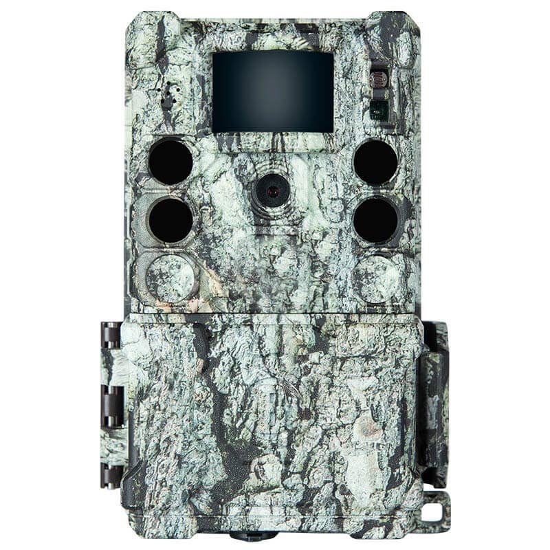 cmara de trampeo fotogrfico bushnell core s 4k 30 mp no glow de camuflaje con flash de luz infrarroja invisible de leds negros