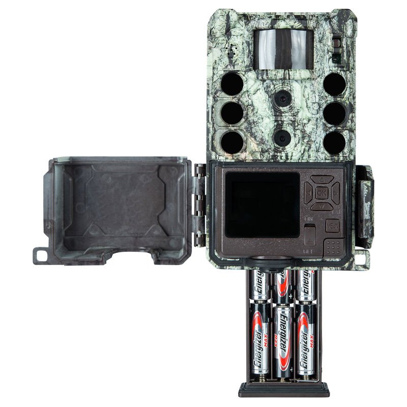 cmara de trampeo fotogrfico bushnell core ds 4k 32 mp no glow de camuflaje con flash de luz infrarroja invisible de leds negros y sensor dual