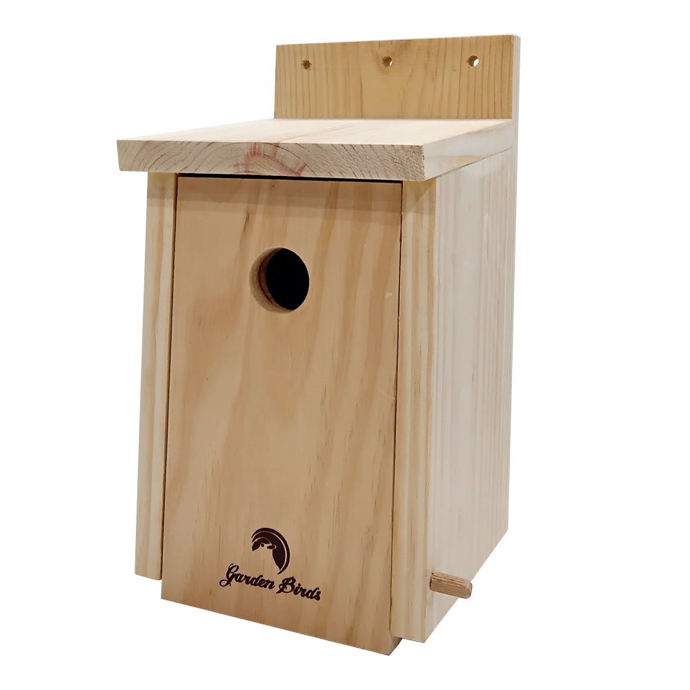 caja nido de madera residuo 0 para pjaros para clavar