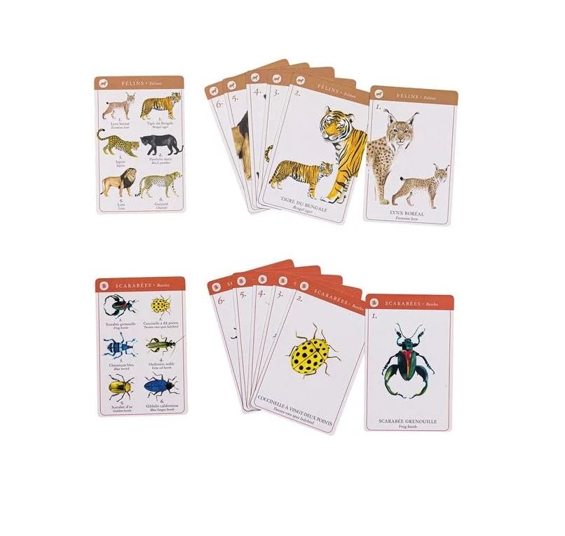 7 familles des espces (joc de cartes/juego de cartas)
