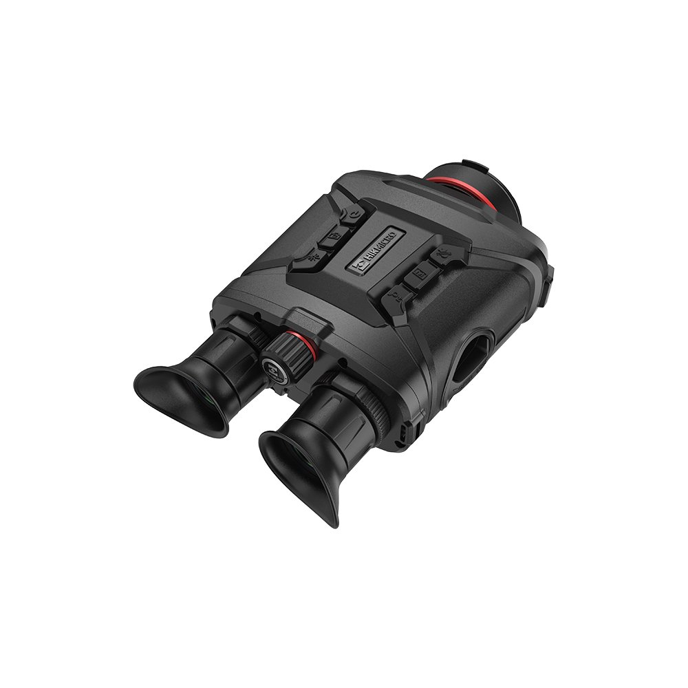 hikmicro raptor r75qg wlve visor trmico y ptico binocular con iluminacin infrarroja 850 nm, gps, wi-fi, telmetro lser y registro de imgenes
