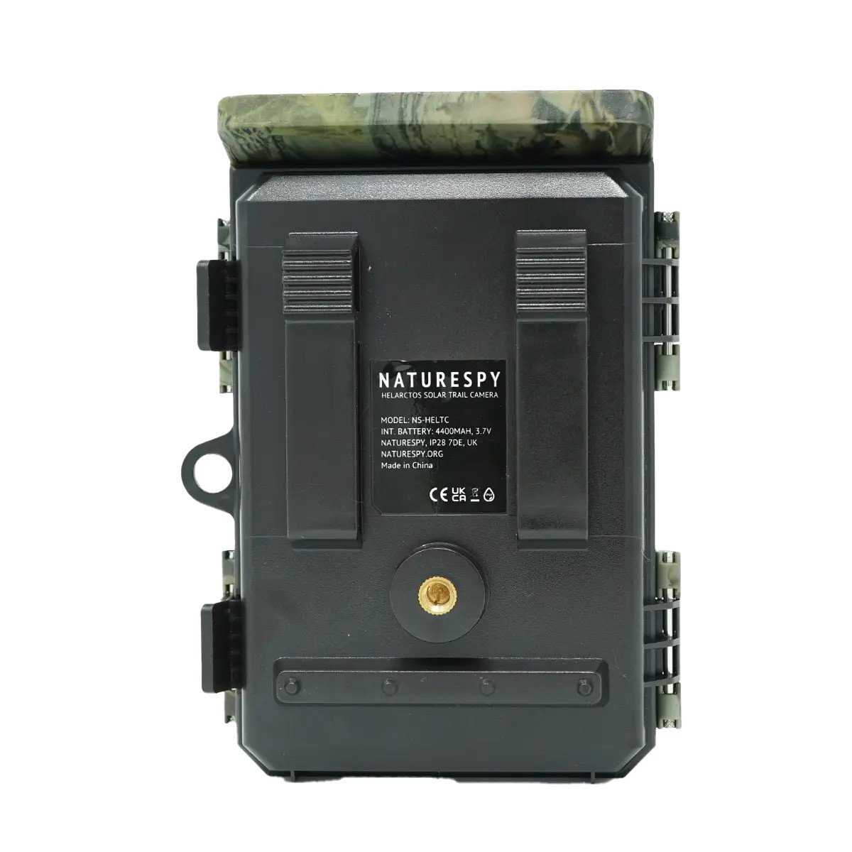 naturespy helarctos cmara de trampeo solar con led negros de luz infrarroja invisible tipo low glow, wifi local y transmisin de foto y vdeo va 4g