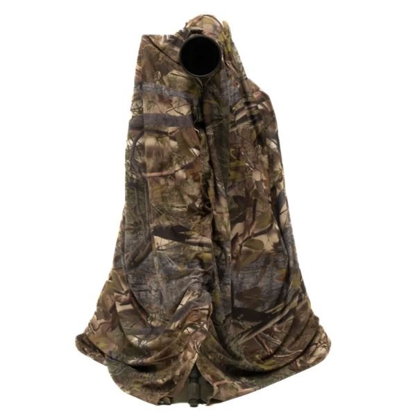 capelina de tela de camuflaje ligera y transpirable bag hide buteo photo gear / stealth gear para fotografa de fauna color verde