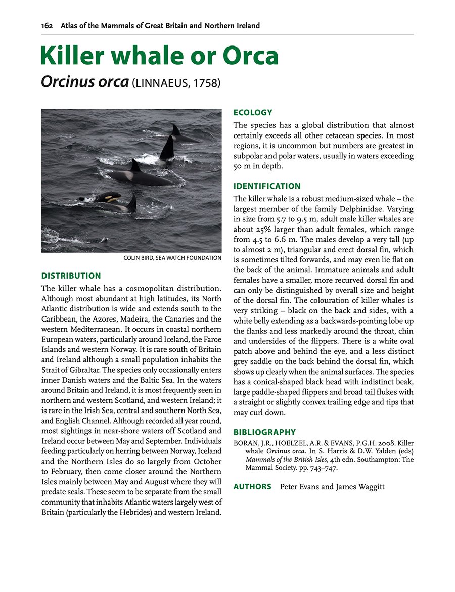 atlas of the mammals of great britain and northern ireland