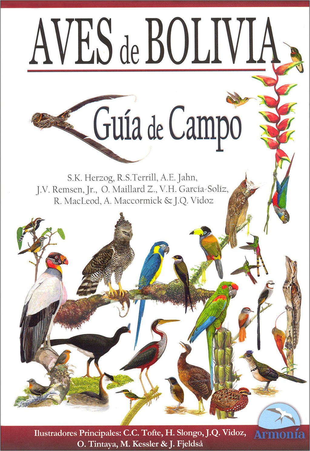aves de bolivia. guia de campo