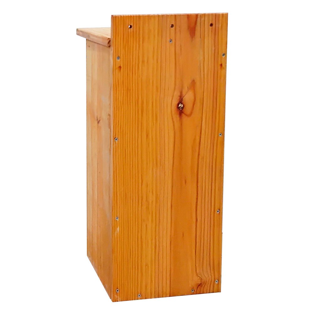 caja nido para autillo en madera tratada