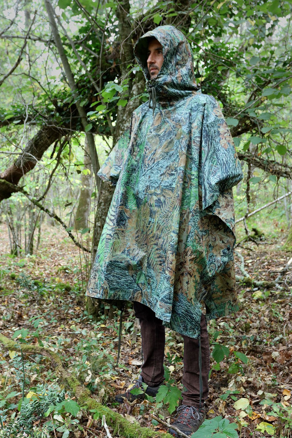 capelina de camuflaje tragopan poncho v2
