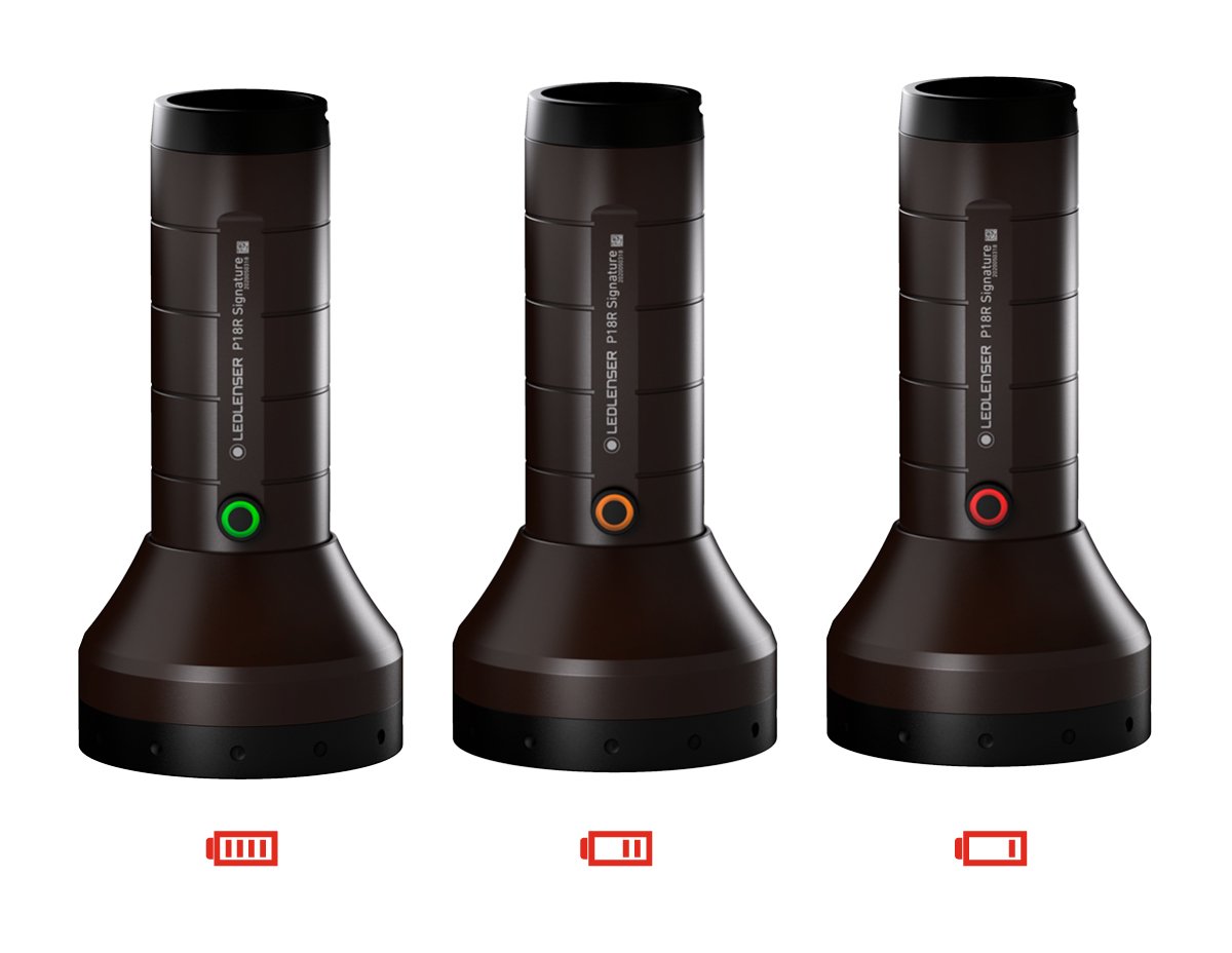 linterna ledlenser p18r signature 4500 lm