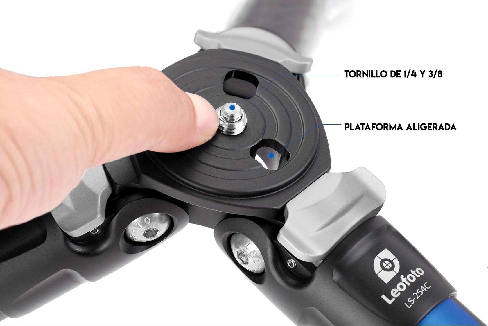 leofoto trpode ranger ls-254c de fibra de carbono