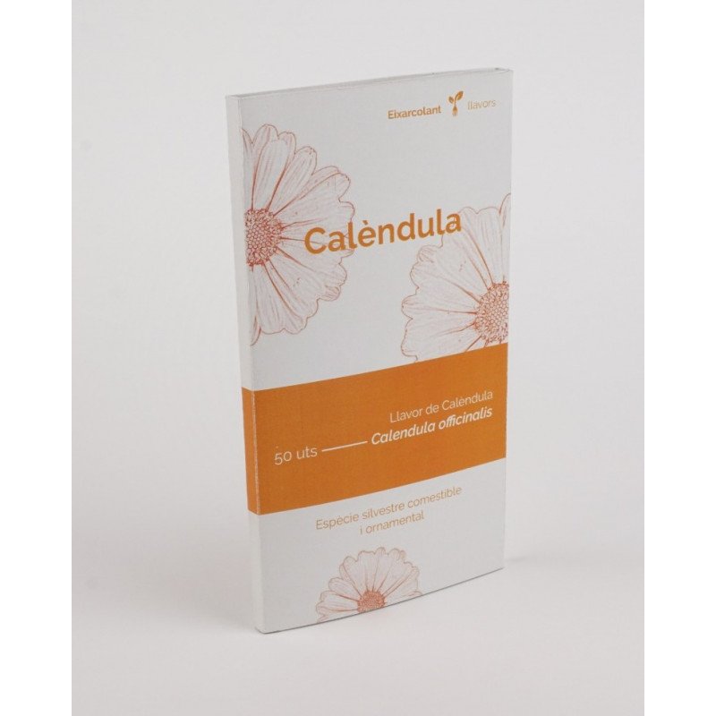 collectiu eixarcolant. calndula (calendula officinalis). sobret. llavors de varietats agrcoles tradicionals