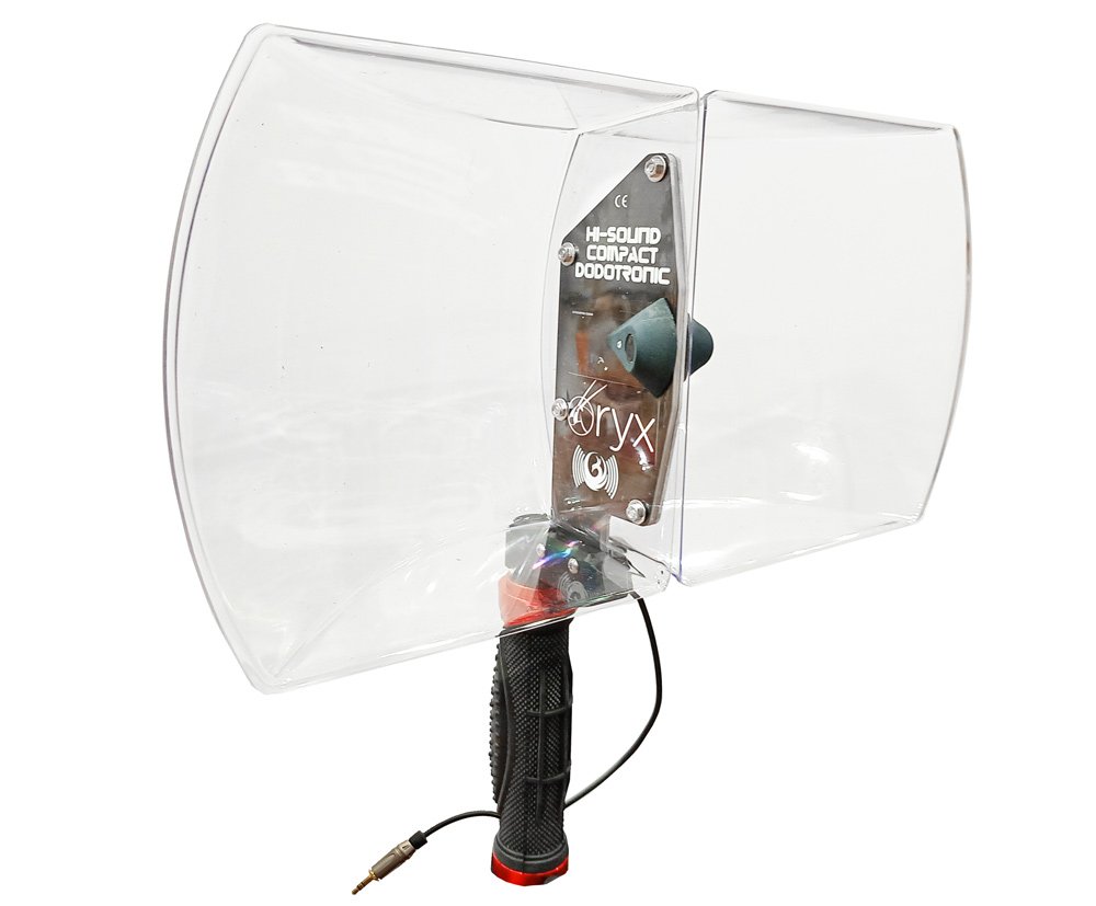 micrfono dodotronic con parbola hi-sound stereo compact con conexin mini jack compatible con cmara