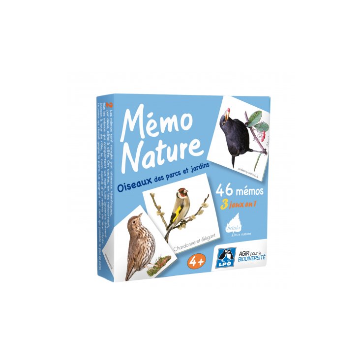 joc mmo nature. oiseaux des parcs et jardins