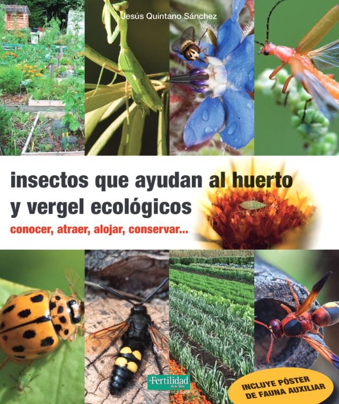 insectos que ayudan al huerto y vergel ecolgico