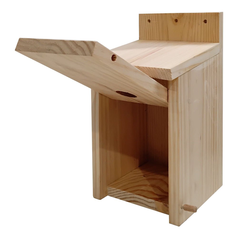 caja nido de madera residuo 0 para pjaros para clavar