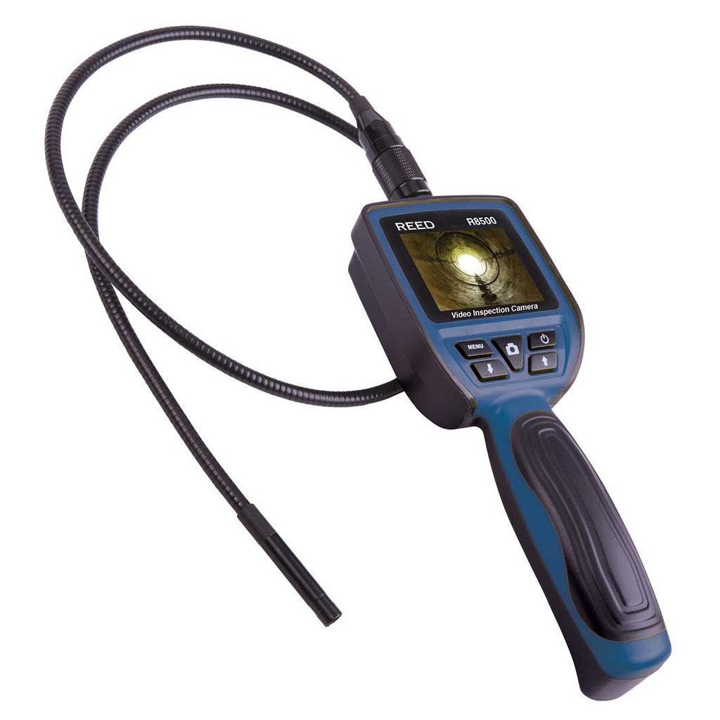 reed cmara endoscopio de vdeo-inspeccin de 9 mm con pantalla lcd y grabacin de imgenes r8500