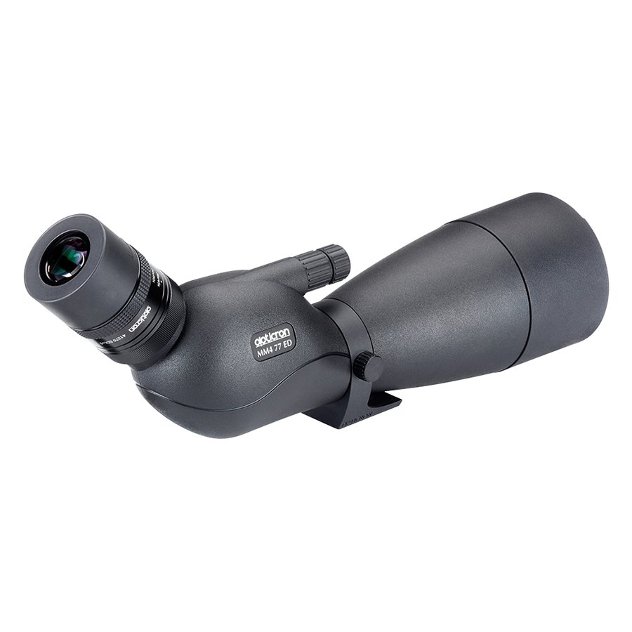 opticron kit oryx mm4 77 ga vhd/45 acodado + ocular sdl v4 zoom 18-54x + funda impermeable