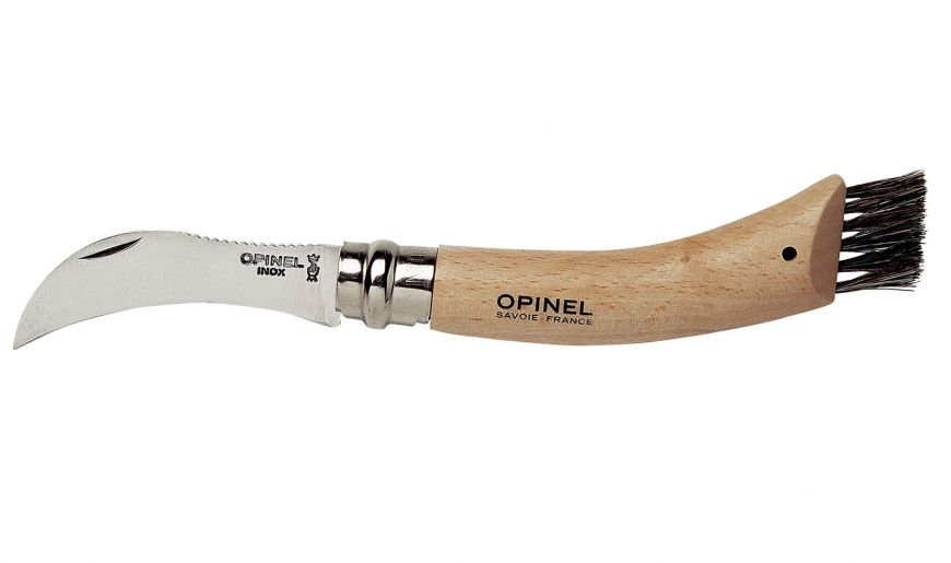 estuche con navaja opinel para setas y funda