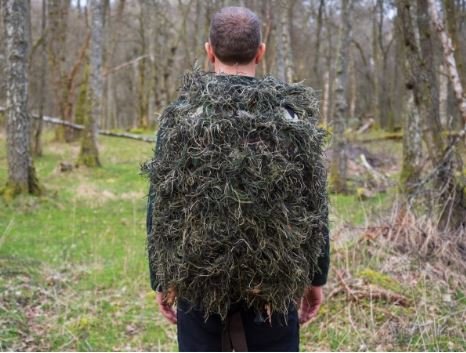 tragopan cobertor ghillie de camuflaje para mochila