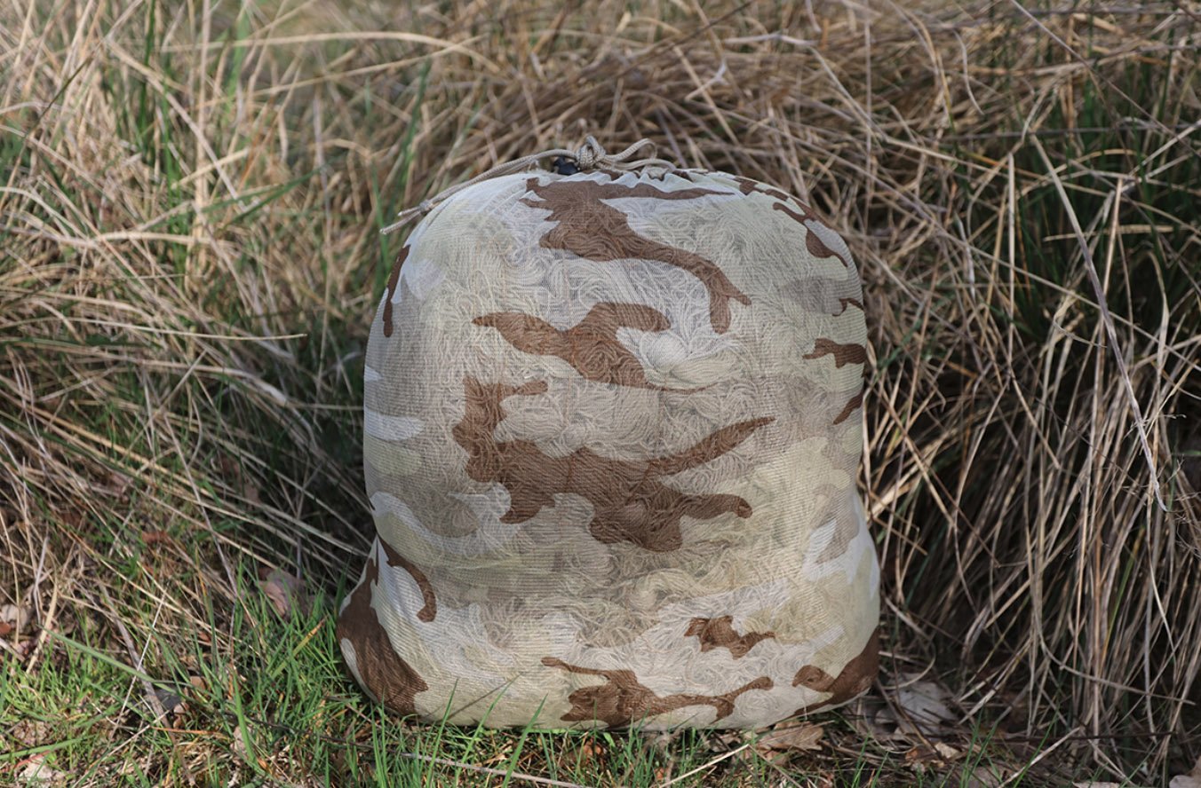 tragopan red de camuflaje ghillie beige 2,5x1,5 m